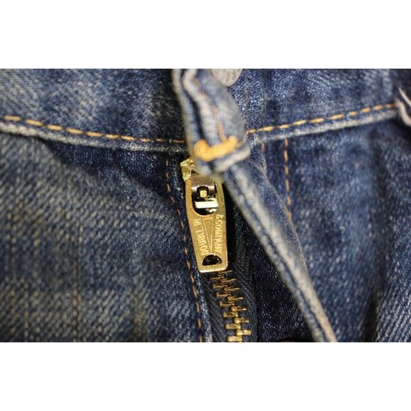 RRL Double RL Mens 36 x 34 Japanese Selvedge Distressed High Slim Jeans NEW K534 - Picture 5 of 13